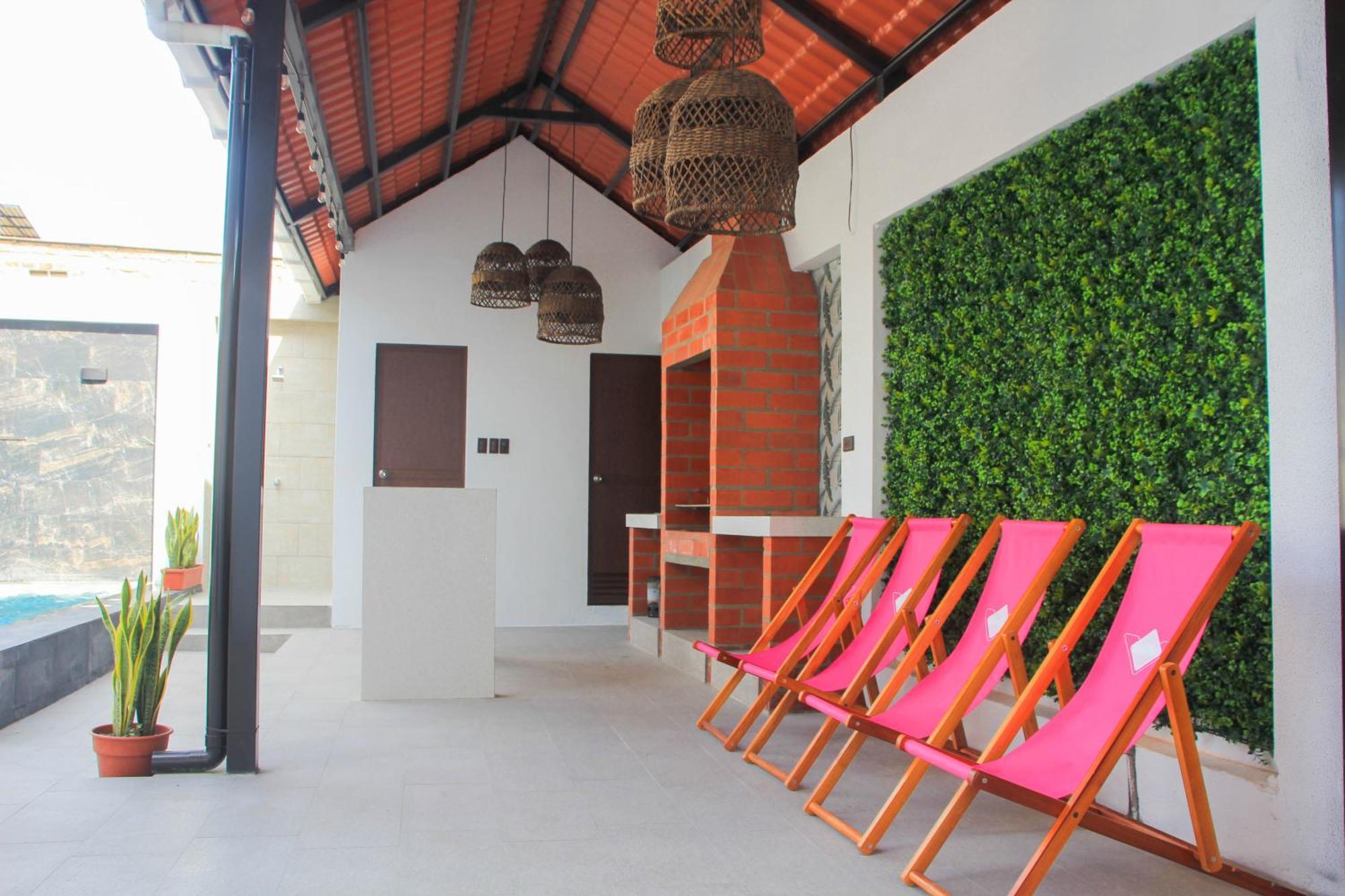 Casa Vacional De Playa Santorini Villa Puerto López Eksteriør billede