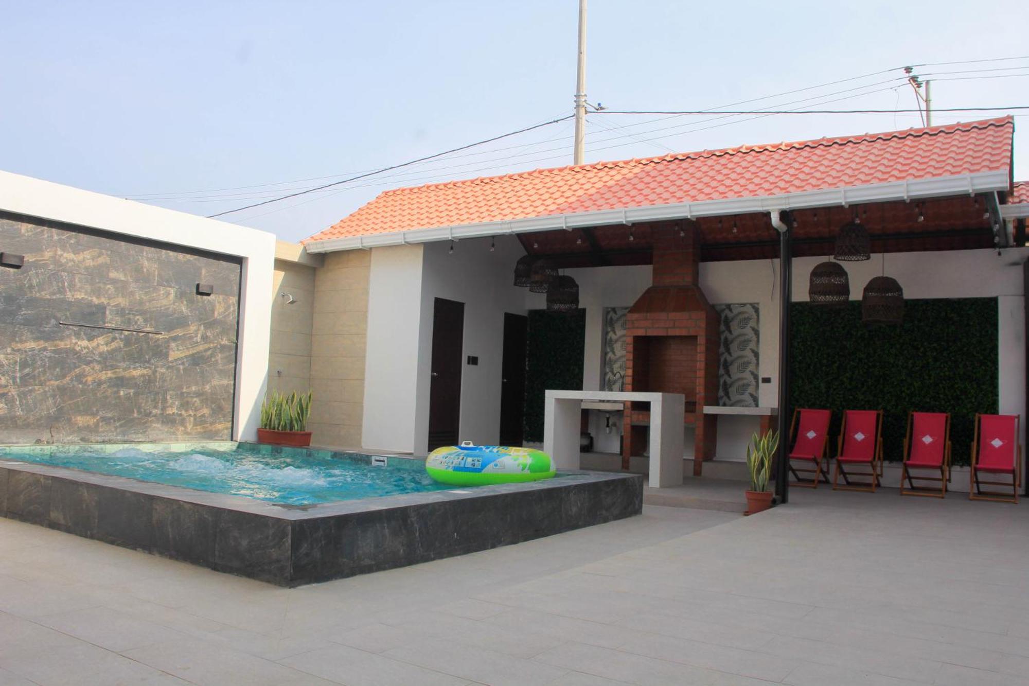 Casa Vacional De Playa Santorini Villa Puerto López Eksteriør billede
